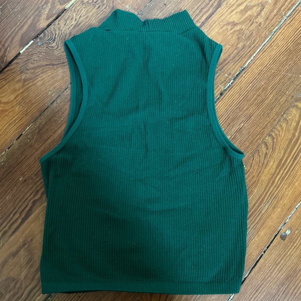 high neck zara crop top
